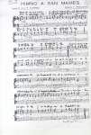 Partitura Himno a San Mamés (San Mamés, 1946)